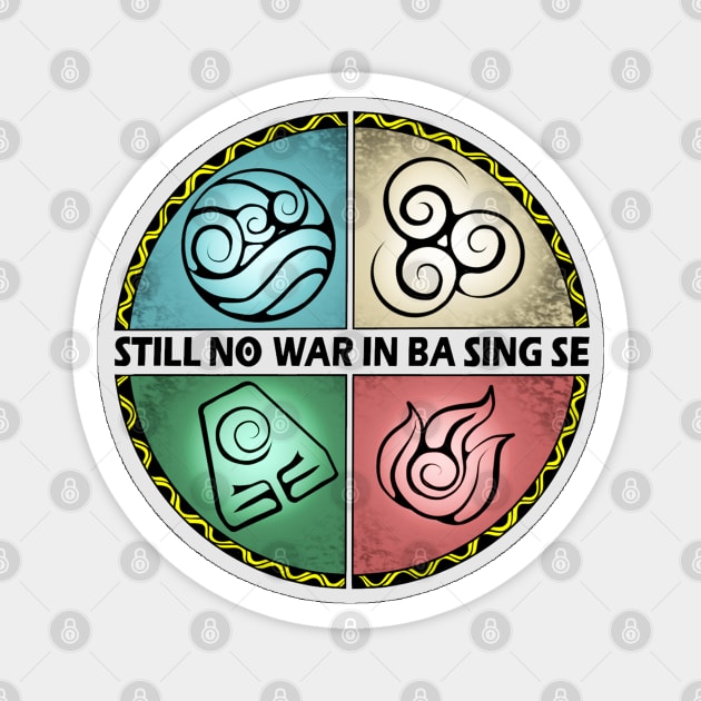 Still no war in Ba Sing Se color Magnet by Leo Pringadhy